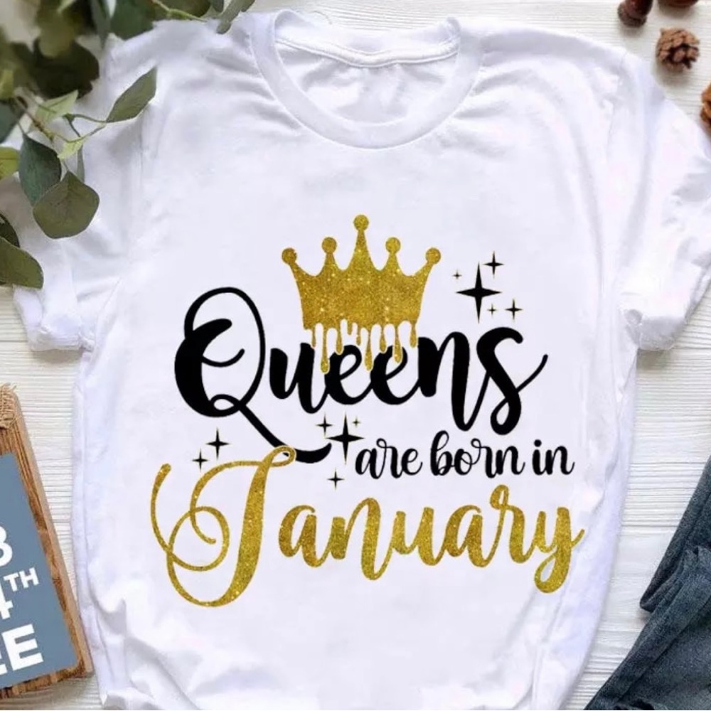 Plus Size It's the Queen's Birthday in January Tee-Shirt